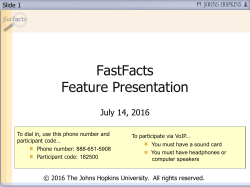 FastFacts Feature Presentation