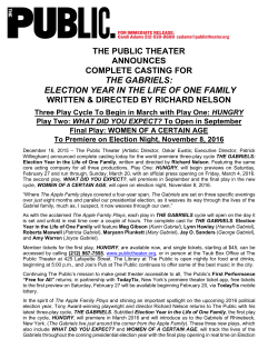 the gabriels: election year in the life of one family