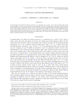 strictly convex renormings