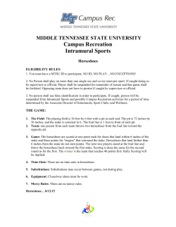 fallHorseshoes - Middle Tennessee State University