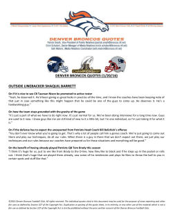 denver broncos quotes (1/20/16) outside linebacker shaquil barrett