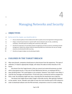 Failures in the Target Breach