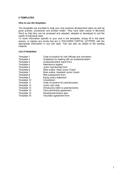 sport england clubmark resource pack