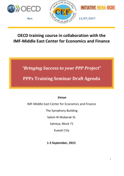 Bringing Success to your PPP Project