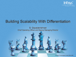 Building scalability with differentiation