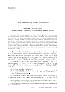 A new and stronger central sets theorem