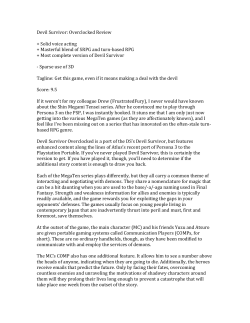 Devil Survivor: Overclocked Review + Solid voice acting + Masterful