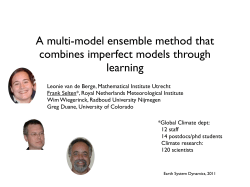 A multi-model ensemble method that combines imperfect models