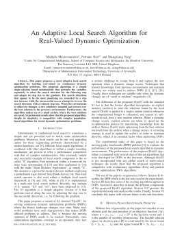 An Adaptive Local Search Algorithm for Real