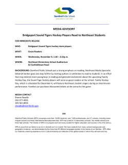 Bridgeport Sound Tigers Hockey Players Read to Northeast Students