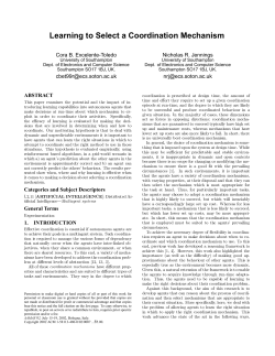 Learning to Select a Coordination Mechanism