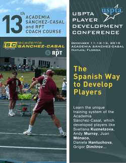 The Spanish Way to Develop Players