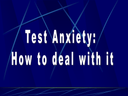 Test Anxiety Notes