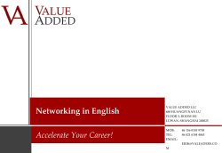 Networking in English