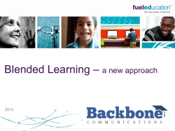 Blended Learning - Backbone Communications