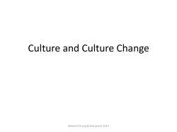 Culture = shared mental models - WidgetLibrary Widget Test Page