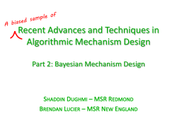 Bayesian Algorithmic Mechanism Design