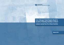 Can a Stronger Patent Regime Result in Growth of Patenting