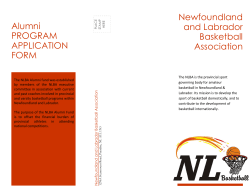 Newfoundland and Labrador Basketball Association Alumni