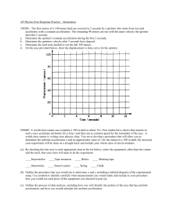 AP Physics Free Response Practice &ndash; Kinematics 1982B1. The first