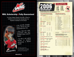 Over 160 WHL Graduate Players Receive Full WHL - Blade-Tek