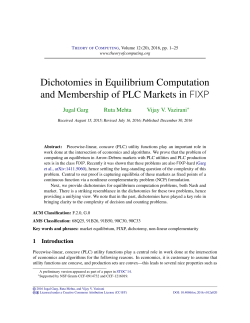 Dichotomies in Equilibrium Computation and Membership of PLC