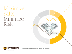 Maximize Sales. Minimize Risk.