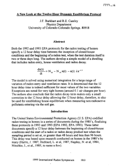 A New Look at the Twelve Hour Dynamic Equilibrium