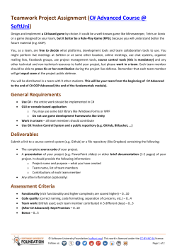 Teamwork Project Assignment