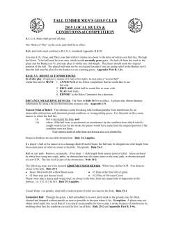 tall timber senior men`s open