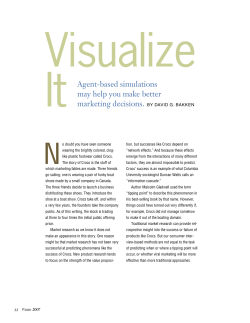 I t Agent-based simulations may help you make better