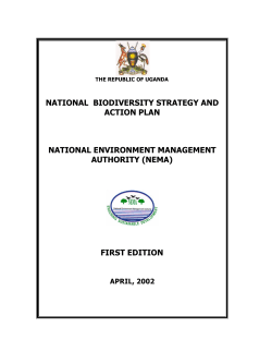 CBD Strategy and Action Plan - Uganda