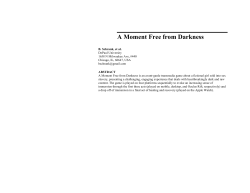 A Moment Free from Darkness