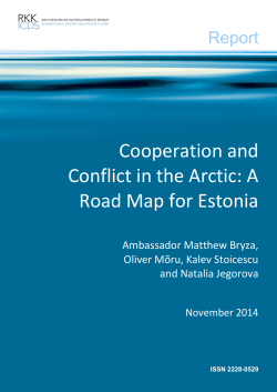 Cooperation and Conflict in the Arctic