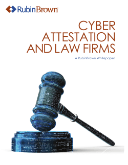 cyber attestation and law firms