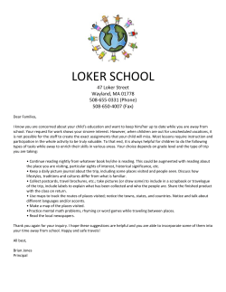 Unscheduled Vacation Letter