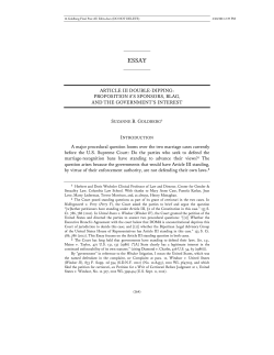 Article III Double-Dipping: Proposition 8`s