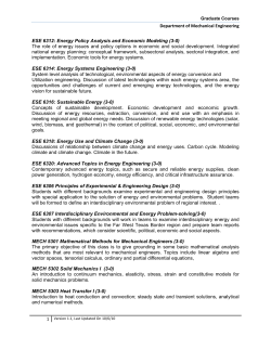 Energy Policy Analysis and Economic Modeling