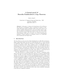 A formal proof of Borodin-Trakhtenbrot`s Gap Theorem