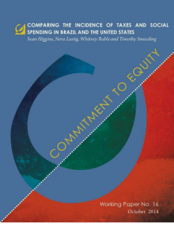 Comparing the Incidence of Taxes and Social