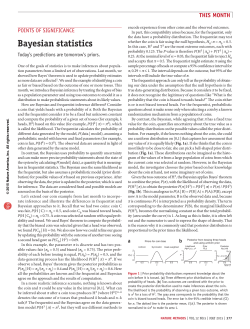 Bayesian statistics