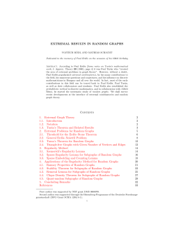 Extremal results in random graphs