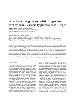 Directly deriving binary relation types from concept types, especially