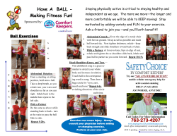 Let`s Have A Ball Exercise Chart