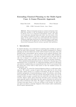 Extending Classical Planning to the Multi