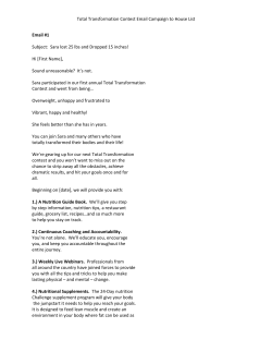 Email Campaign to House List