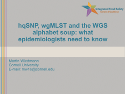 sequence or genome to identify differences hqSNP analysis