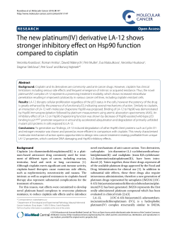 The new platinum(IV) derivative LA