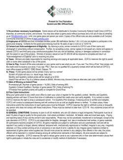 GNC Grand Re-Opening Sweepstakes Official Rules