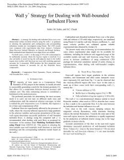 Wall Y+ Strategy for Dealing with Wall-bouded Turbulent